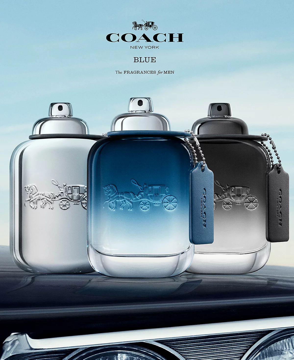 Coach Blue Men’s 3-Pc. Gift Set