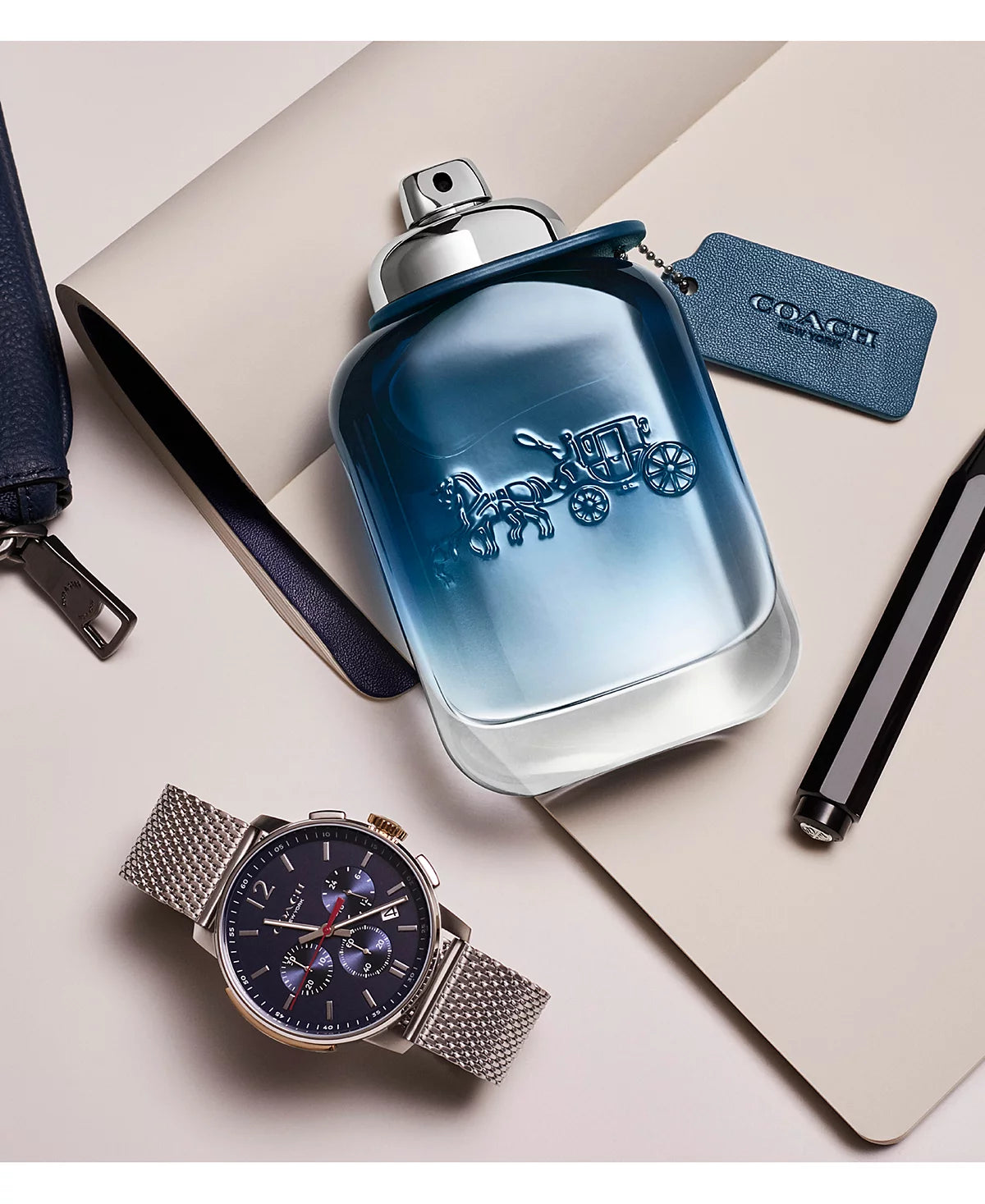 Coach Blue Men’s 3-Pc. Gift Set